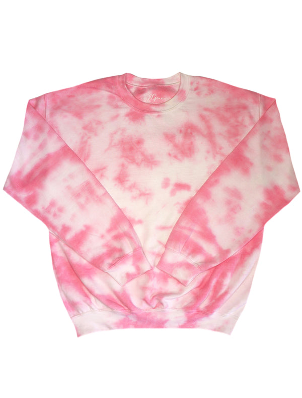 Pink Tie Dye Crewneck