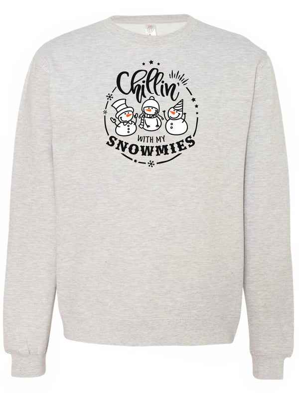Chillin With My Snowmies Crewneck