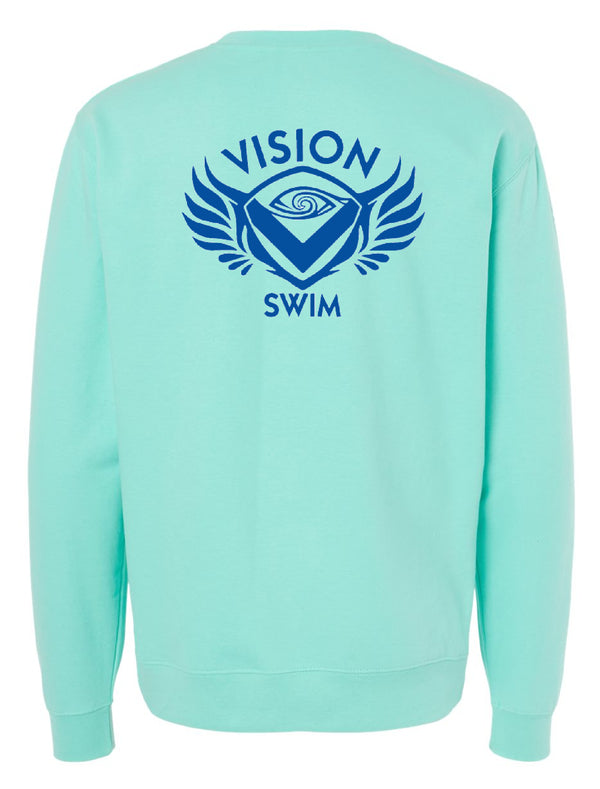 Vision Swim Logo Crewneck - Adult