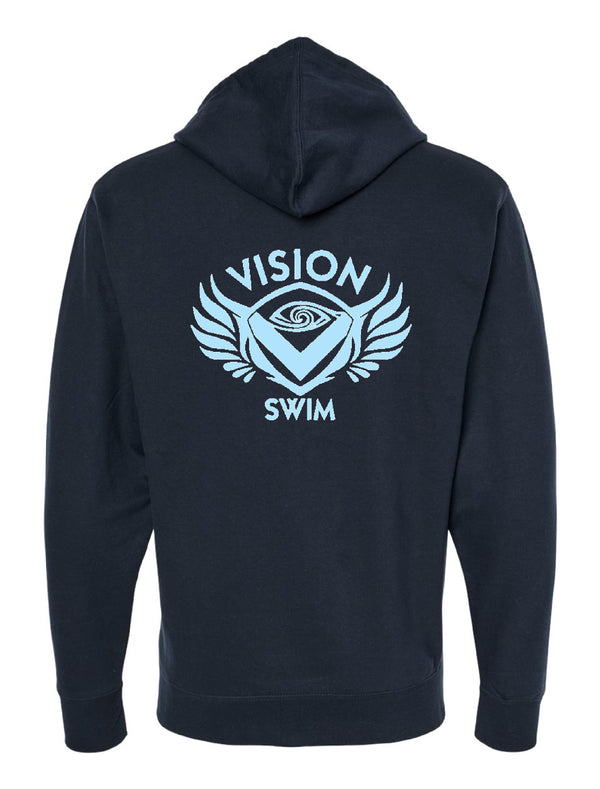Vision Swim Logo Zip Up - Adult