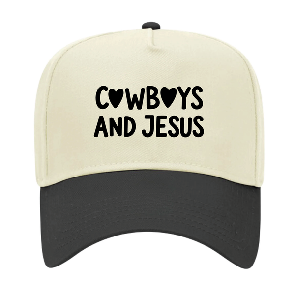 Cowboys And Jesus Trucker Hat
