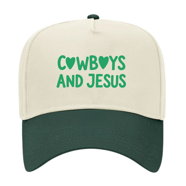 Cowboys And Jesus Trucker Hat