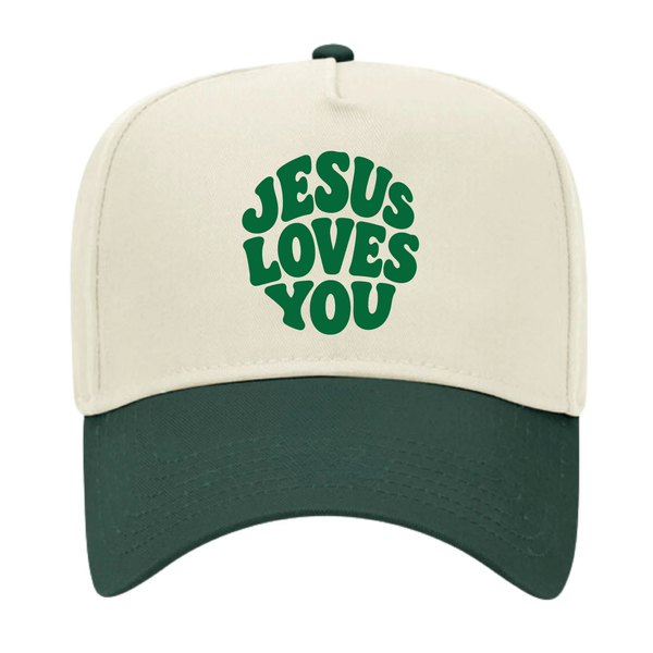 Jesus Loves You Retro Trucker Hat