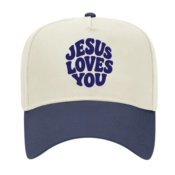 Jesus Loves You Retro Trucker Hat