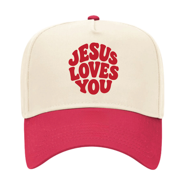 Jesus Loves You Retro Trucker Hat