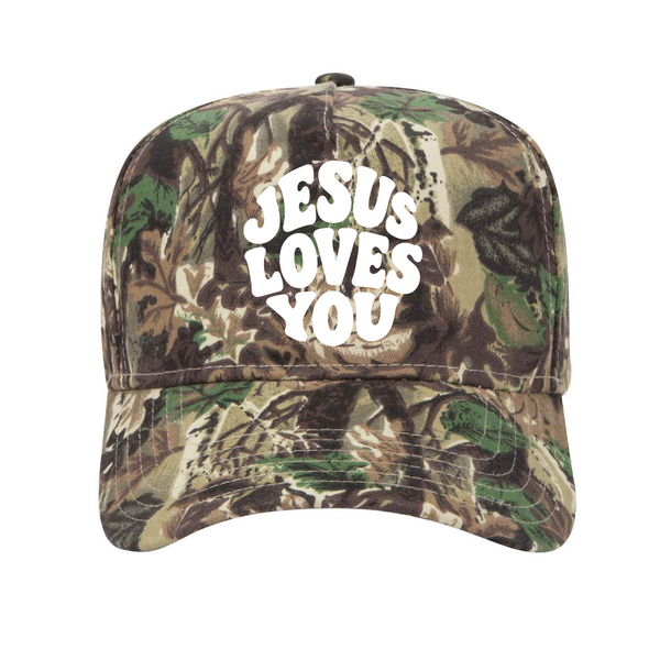 Jesus Loves You Retro Trucker Hat