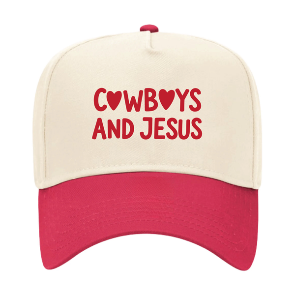 Cowboys And Jesus Trucker Hat