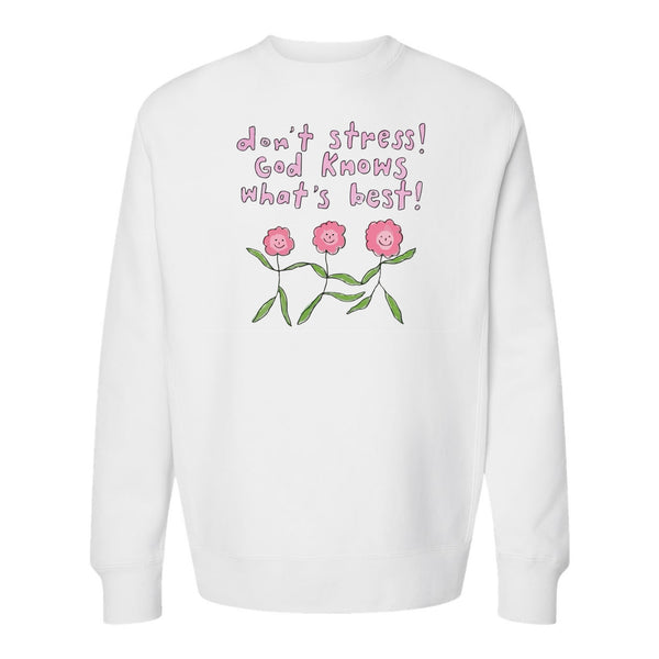 Don't Stress God Knows What's Best Crewneck