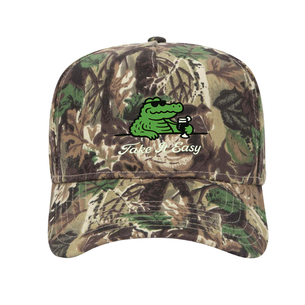 Take It Easy Camo Trucker Hat