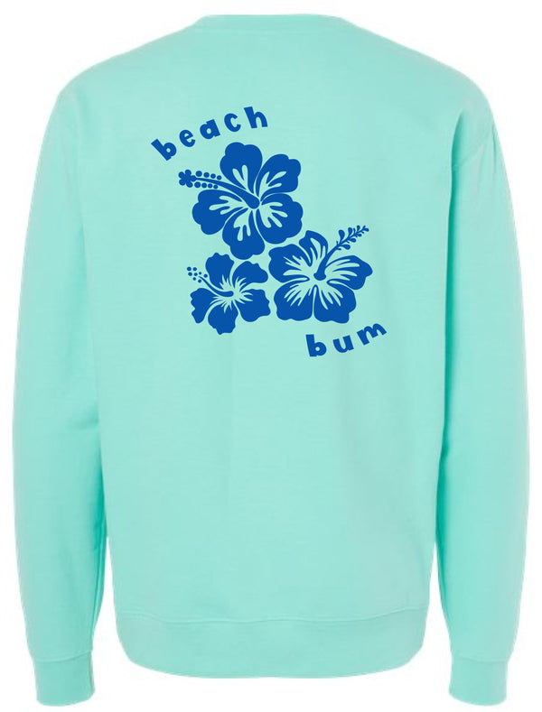 Beach Bum Flower Crewneck