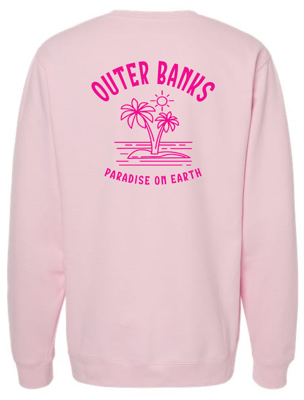 Outer Banks Palm Trees Crewneck