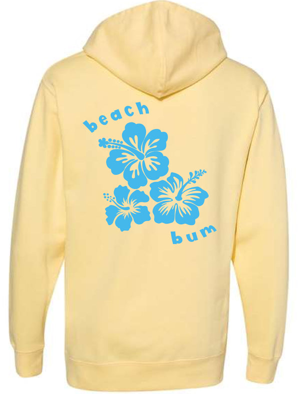Beach Bum Flower Hoodie